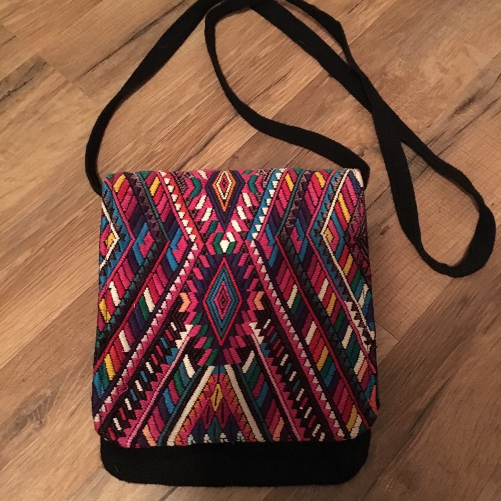 Fair trade crossbody purse